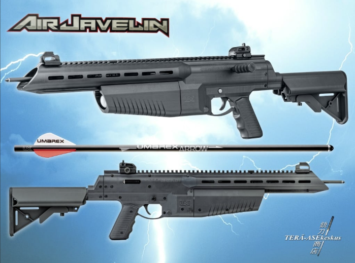 AIRJavelin CO2 AirArchery w. 3 arrows